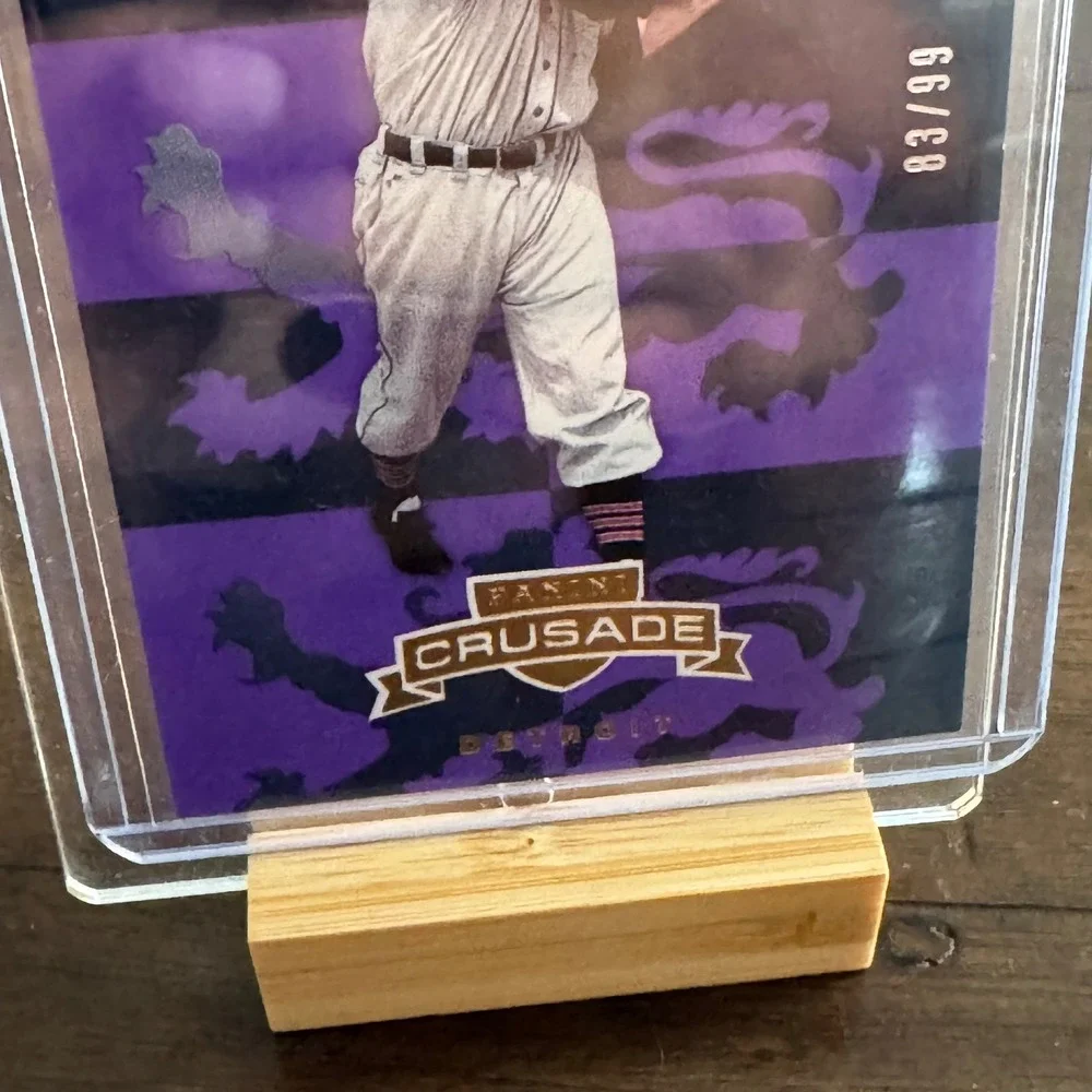 Panini Crusade Trading Card George Kell Detroit Purple Numbered 83/99 No76